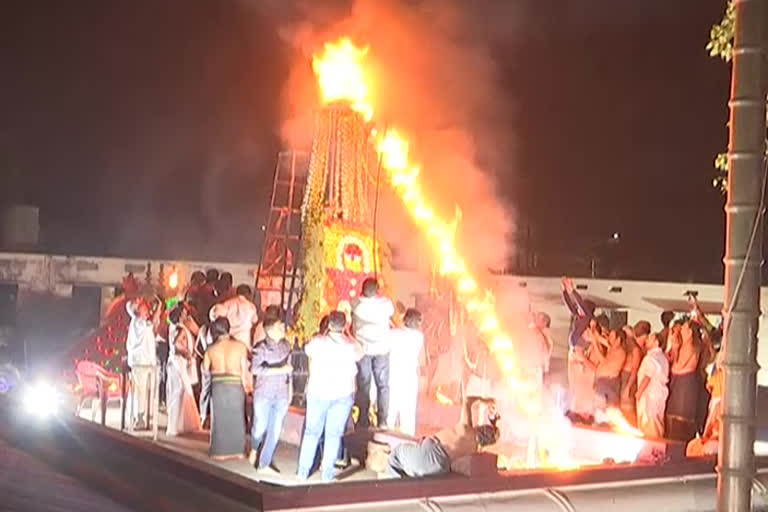 MAKARA JYOTHI DARSHANAM IN KHAMMAM