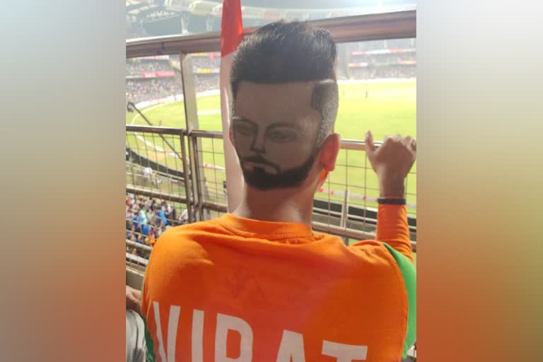 Virat Kohli Fan Unique Hairstyle