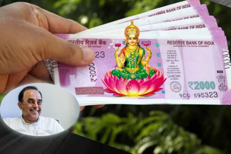 Goddess Lakshmi on notes may improve condition of rupee: Swamy