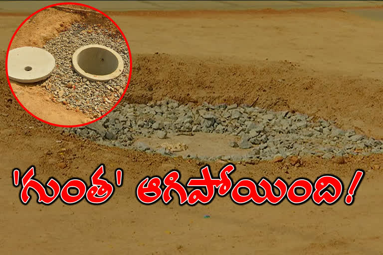 soak pits delay in mahabubnagar