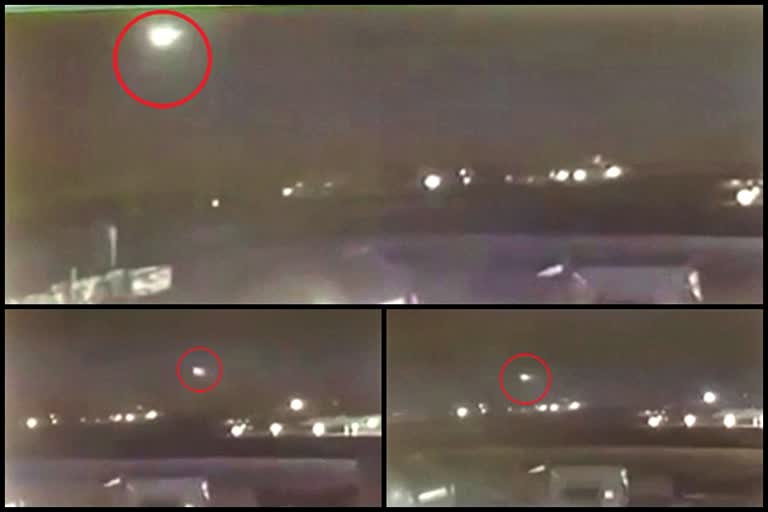 CCTV footage purports to show missile hitting plane