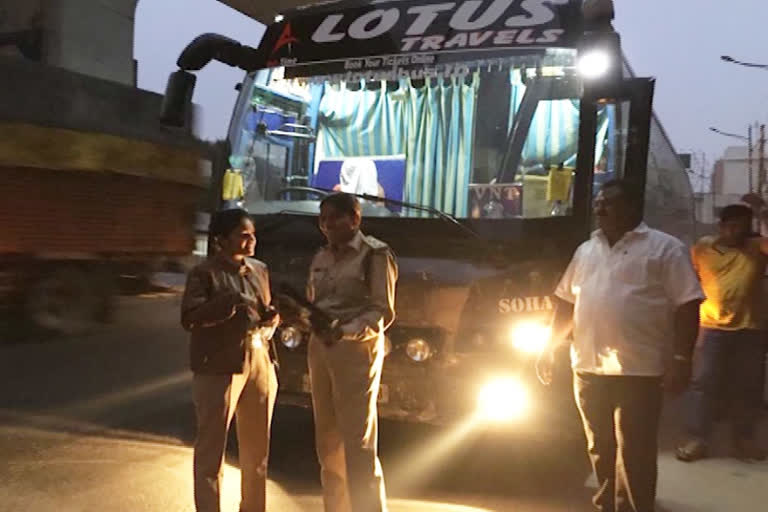 Transport Department contingency checks 7 lakhs tax collection