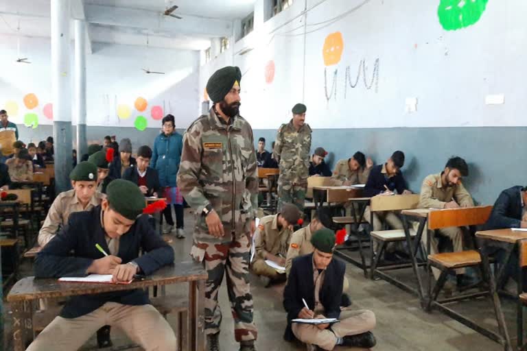 examination held for ncc certificate in bhiwani