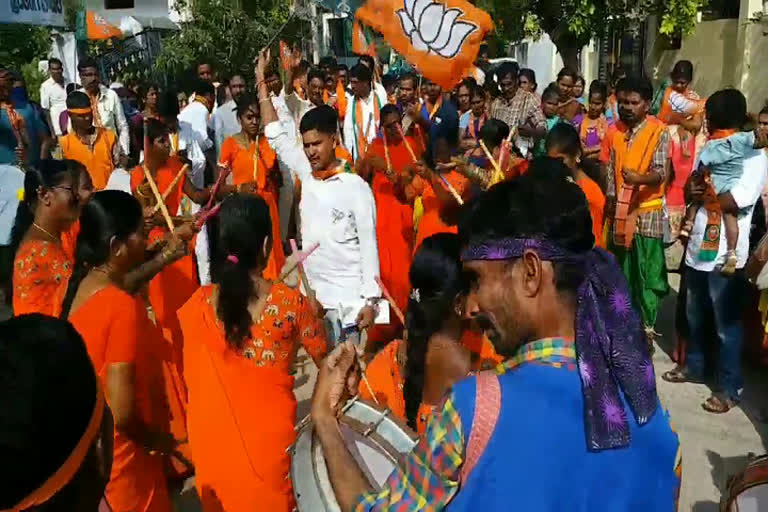 bjp election campaigning in janagaon