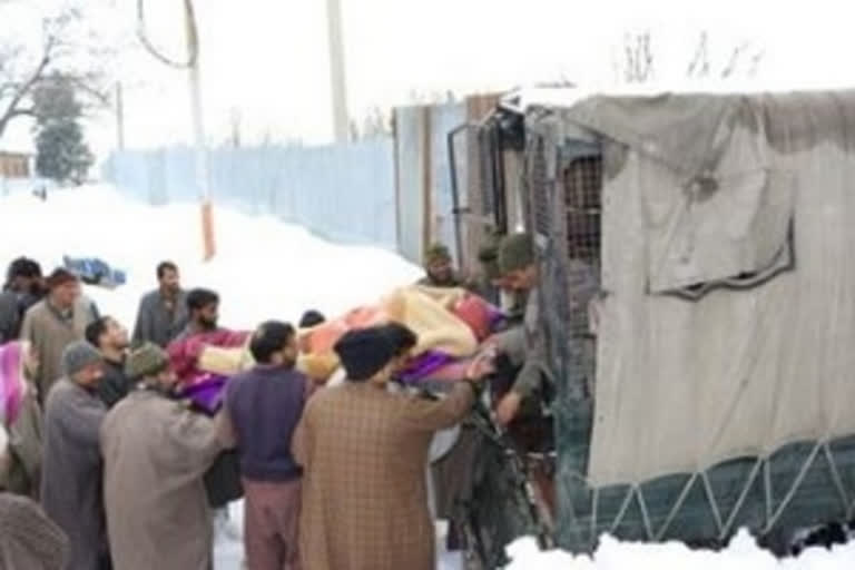 BSF troops evacuate woman in labour pain during heavy snowfall