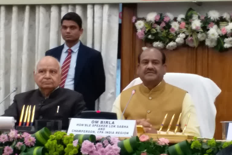 lok sabha speaker, lok sabha speaker om birla, om birla press conference in lucknow,om birla press conference, सीपीए सम्मेलन,  लोकतांत्रिक प्रणाली,  पब्लिक अकाउंट कमेटी ,राष्ट्रमंडल संसदीय संघ, लोकसभा अध्यक्ष ओम बिरला, लोकसभा अध्यक्ष