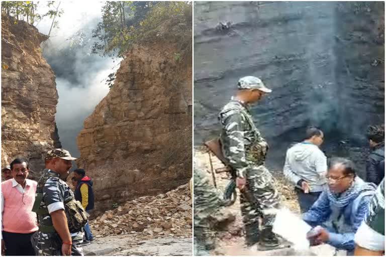 Coal mine in Dumka, gas leakage from coal mines, gas leak investigation in Dumka, mining department, illegal coal mines, दुमका में कोयला खदान, कोयला खदानों से गैस रिसाव, दुमका में गैस रिसाव की जांच, खनन विभाग, अवैध कोल माइंस