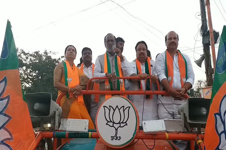 bjp state president laxman municipal Elections campaign