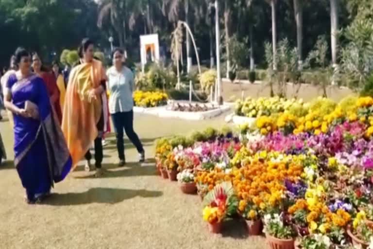 Flower Show organized at Tata Dorbaji Park in dhanbad