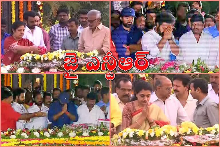 nandamuri family pays tribute to senior N. T. Rama Rao