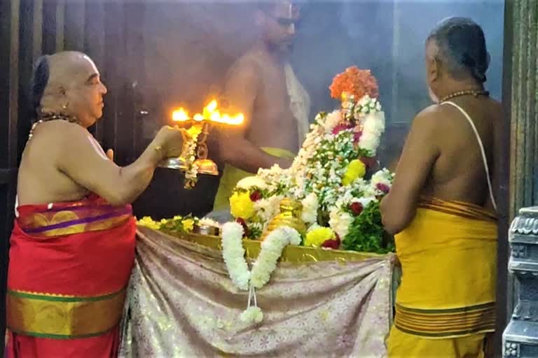 swathi pujalu in yaddari temple