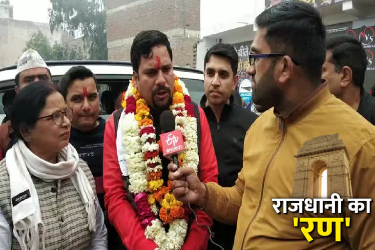 Sanjeev Jha nomination from Burari