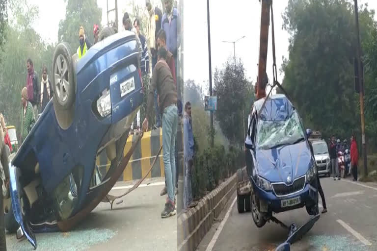 Road accident in Ghaziabad