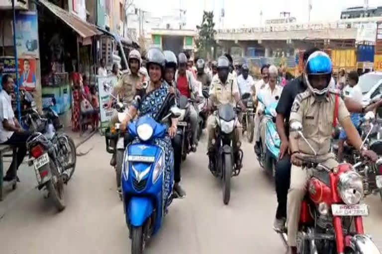 mla roja bike rally at puttur