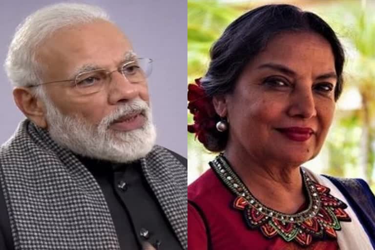 pm modi prays fo shabana azmi, shabana azmi's speedy recovery, lata mangeshkar,  ଶବାନା ଆଜମୀଙ୍କ ପାଇଁ ମୋଦିଙ୍କ ପ୍ରାର୍ଥନା, ଶବାନାଙ୍କ ସୁସ୍ଥତା କାମନା କଲେ ପ୍ରଧାନମନ୍ତ୍ରୀ