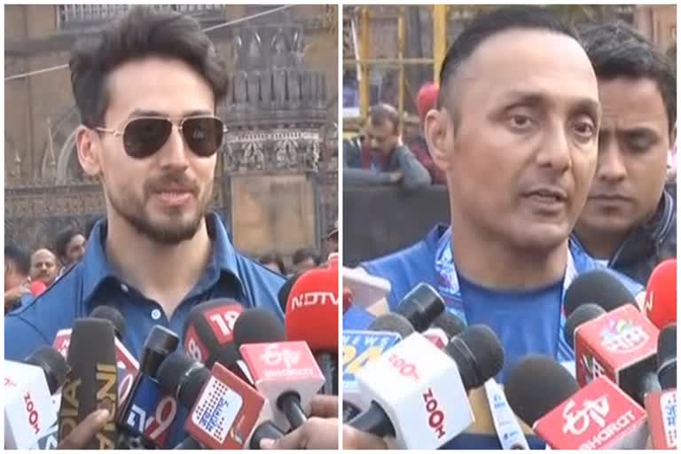 Mumbai Marathon: Tiger Shroff and Rahul Bose share their experience