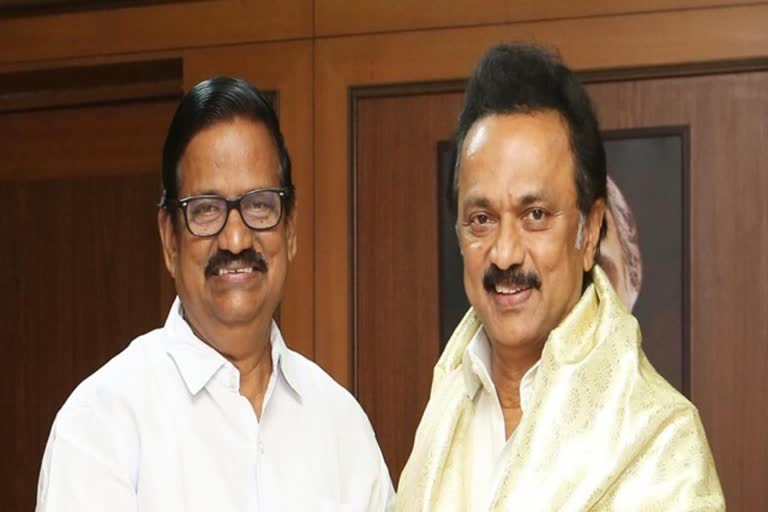 DMK Alliance with BJP rumors ends by MK Stalin meets KS Azhagiri