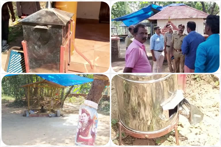 കണ്ണൂർ  Robbery in Temple  പൊയിലൂർ മുത്തപ്പൻ മടപ്പുര