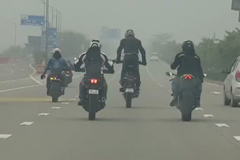 bikers stunt video