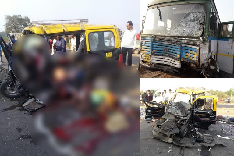 major accident on mumbai-goa highway.. 4 dead 3 injured..