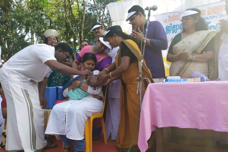 Polio vaccine given to 121543 children in Alappuzha district  ആലപ്പുഴ ജില്ലയില്‍ 121543 കുട്ടികൾക്ക് പോളിയോ വാക്സിൻ നൽകി  പോളിയോ വാക്സിൻ നൽകി  ആലപ്പുഴ ജില്ല  Polio vaccine  Alappuzha district