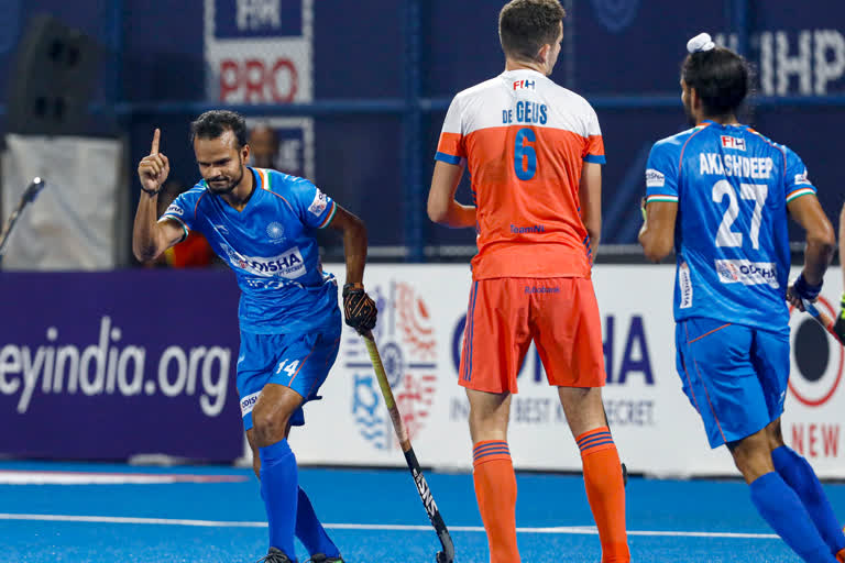 fih pro league india vs netherlands matct  ends wit 3-3 draw