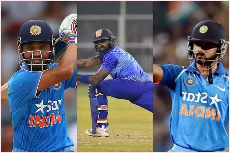 Rahane, Suryakumar to be considered ahead of Kedar Jadhav,ನ್ಯೂಜಿಲೆಂಡ್​ ಸರಣಿಗೆ ರಹಾನೆ ಸೂರ್ಯಕುಮಾರ್ ಯಾದವ್