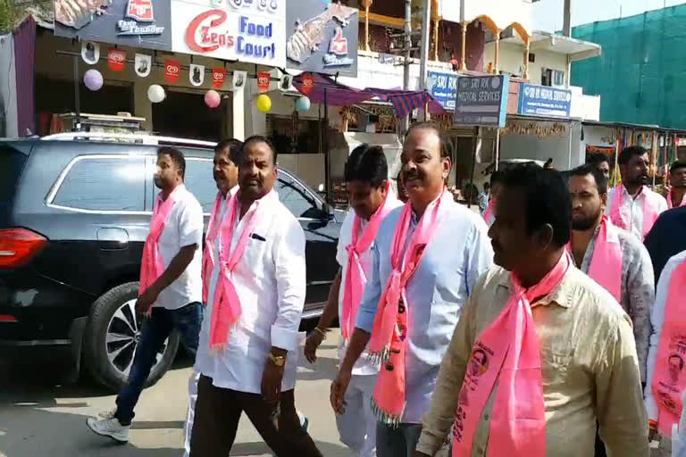 chevella mp ranjith reddy campaign for municipal elections in rangareddy district