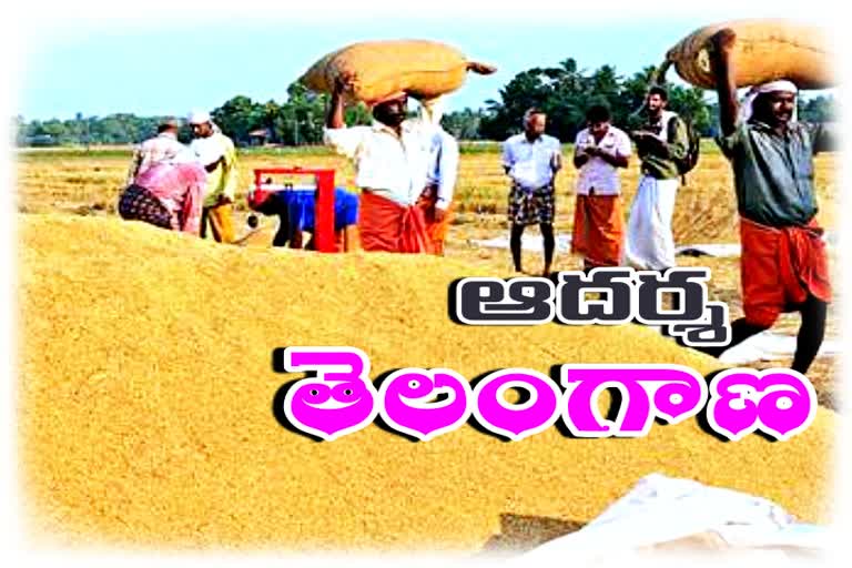 paddy procurement is very high in telangana state