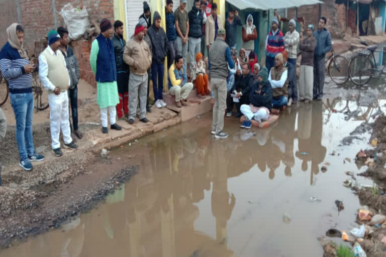 MLAs agitated by water filling the road