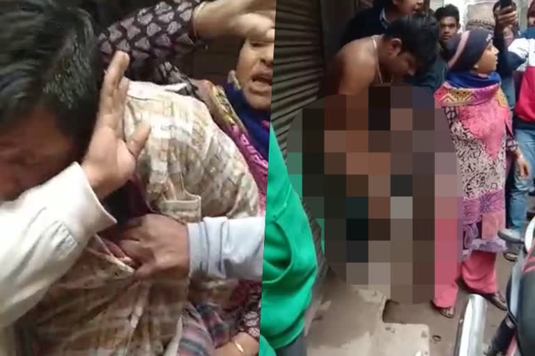 man beaten by ladies in ambala