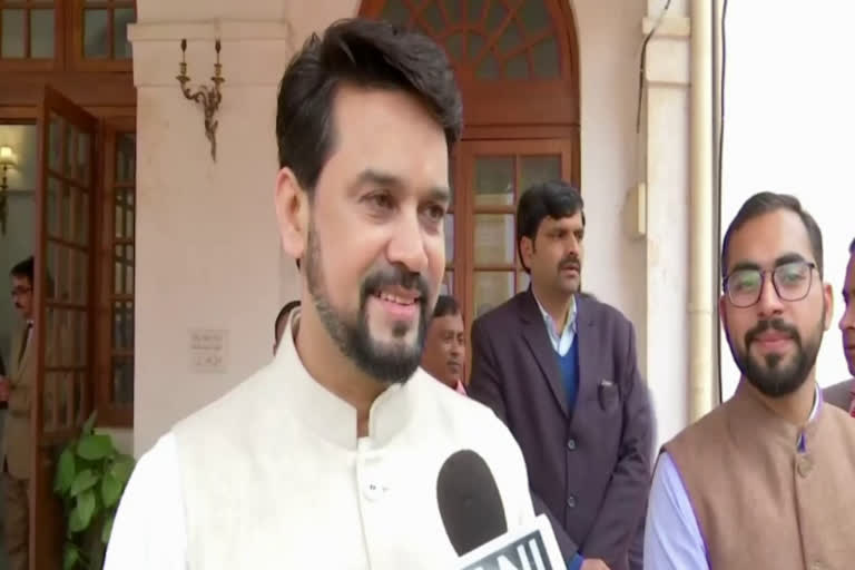 Anurag Thakur congratulates JP Nadda on becoming President of bjp, JP नड्डा के अध्यक्ष बनने पर केंद्रीय वित्त राज्य मंत्री अनुराग ठाकुर ने दी बधाई