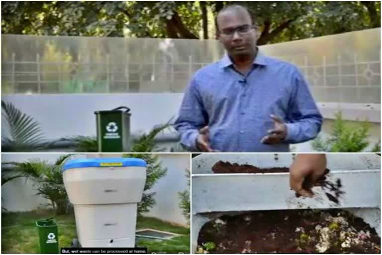 bbmp-special-commissioner-randeep-showed-the-composting-of-the-garbage