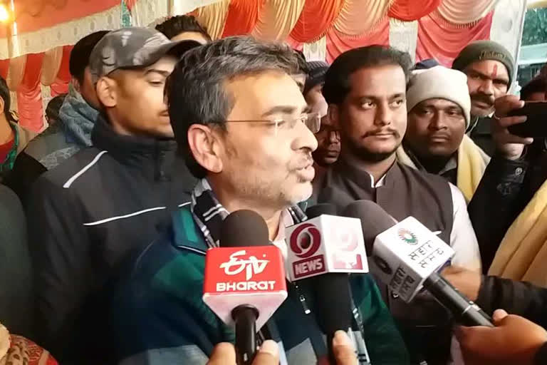 upendra kushwaha reached samastipur