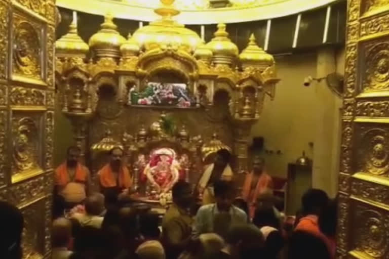 Gold polish done on dom of siddhivinyak temple in mumbai