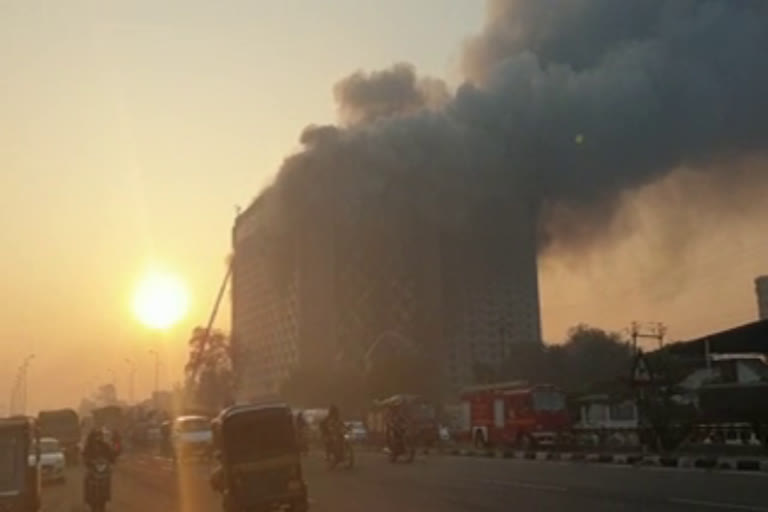 FIRE BREAKS OUT IN SURAT