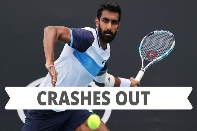 Prajnesh Gunneswaran out of Australian Open after straight-sets loss in first round