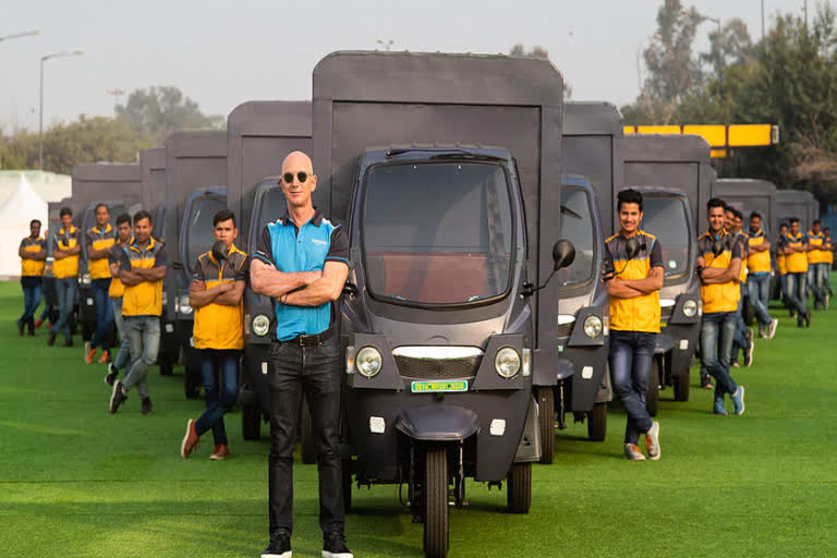 Amazon india will buy 10k electric vehicles for delivery