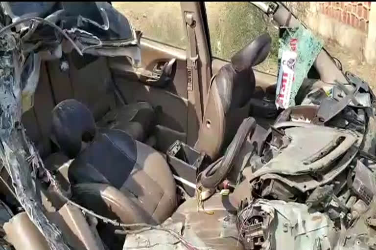 नागौर न्यूज, ट्रक-एसयूवी की भिड़ंत, 3 लोगों की मौत, Nagaur News, 3 people killed in truck-SUV collision