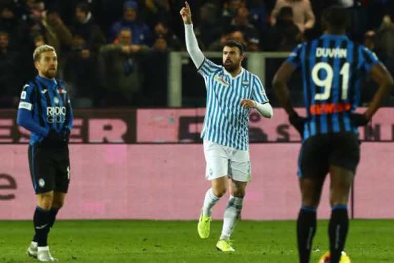 Bottom-placed SPAL stun Atalanta 2-1 in comeback win in Serie A