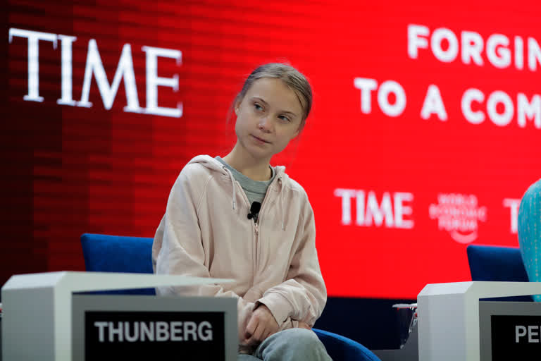 Greta Thunberg in Davos 2020