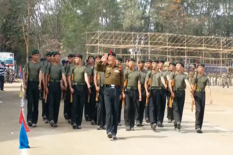 Parade rehearsal at Morabadi Maidan on Republic Day in ranchi