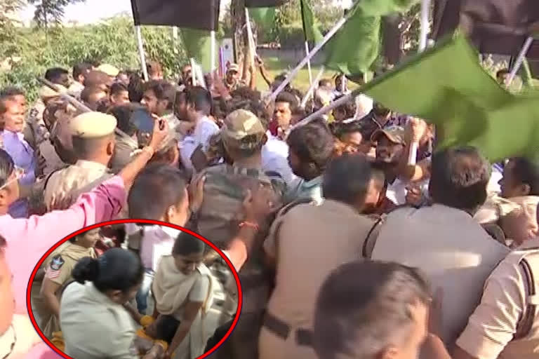 tdp leaders arrest in thirupathi