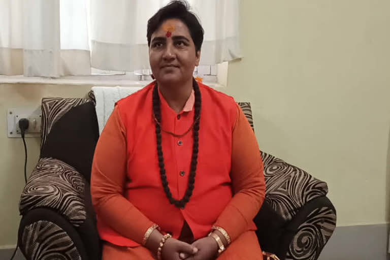 MP Sadhvi Pragya targeted Congress