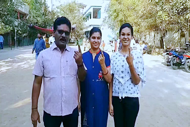 manikonda municipal election polling in rangareddy district