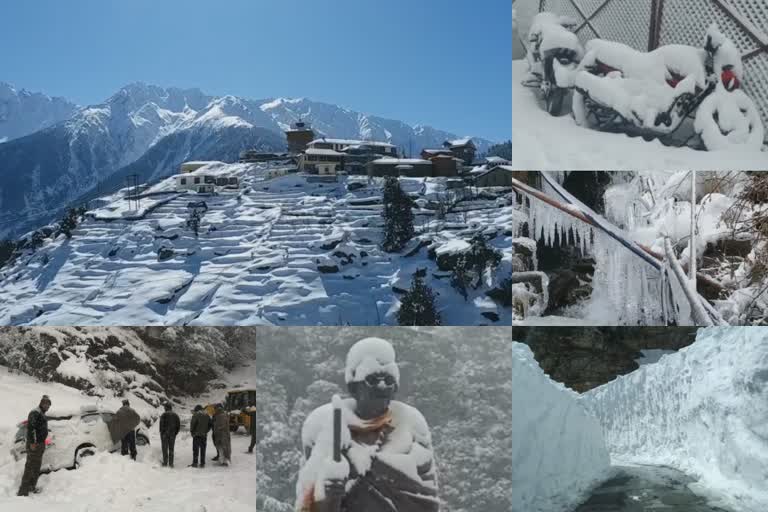 snowfall report in himachal pradesh till January 2020