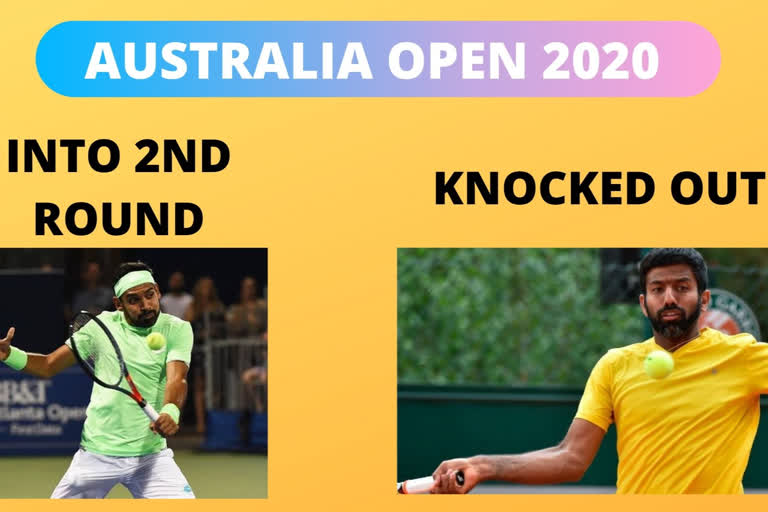 Australia Open, Rohan Boppanna,  Divij Sharan,  Melbourne