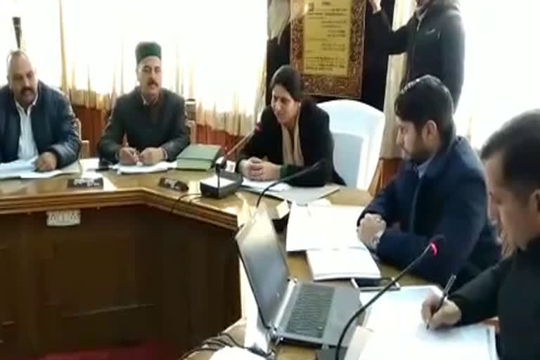 district council meeting organized in shimla