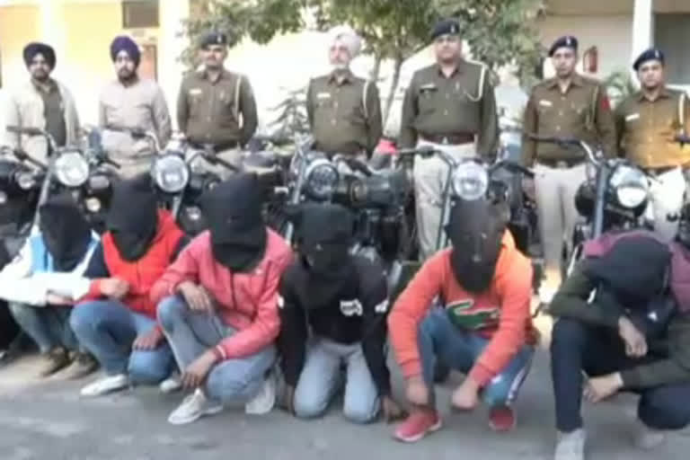 vehicle thieves arrested, 34 bikes recovere in chandigarh