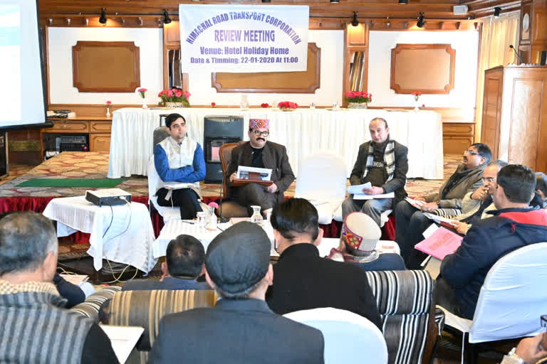 Himachal Pradesh Road Transport Corporation review meeting in Shimla, HRTC की समीक्षा बैठक में बोले परिवहन मंत्री